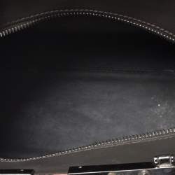 Pre Owned Fendi Dark Grey Leather Mini 3Jours Tote