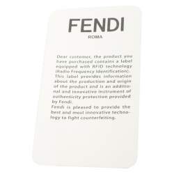 Pre Owned Fendi Multicolor Python Mini Peekaboo Top Handle Bag