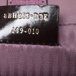 Pre Owned Fendi Lilac Leather Mini 2jours Tote