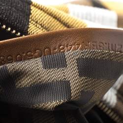 Pre Owned Fendi Multicolor Canvas and Leather Chef Hobo