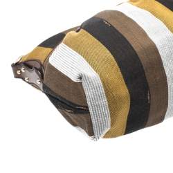 Pre Owned Fendi Multicolor Canvas and Leather Chef Hobo
