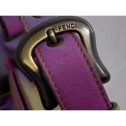 Pre Owned Fendi Multicolor Leather Doctor B Bag