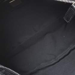 Pre Owned Fendi Black Canvas and Leather Zucca Tote