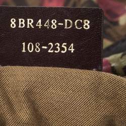 Pre Owned Fendi Tobacco Zucca Canvas and Leather Rose Chef Shoulder Bag