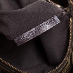 Pre Owned Fendi Tobacco Zucca Canvas Large Mia Shoulder Bag