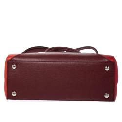 Pre Owned Fendi Multicolor Geometric Leather Mini 2Jours Tote