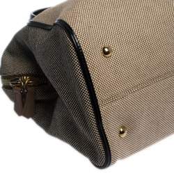 Pre Owned Fendi Multicolor Canvas and Patent Leather Chameleon Satchel