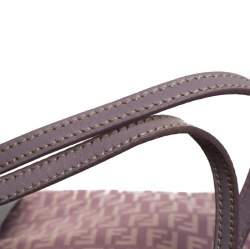 مملوكة مسبقًا حقيبة يد فندي كانفاس زوكينو بنفسجي