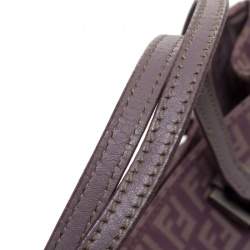 مملوكة مسبقًا حقيبة يد فندي كانفاس زوكينو بنفسجي