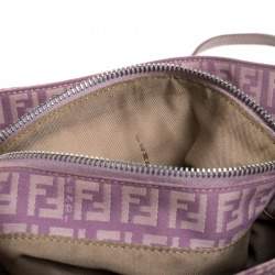 مملوكة مسبقًا حقيبة يد فندي كانفاس زوكينو بنفسجي