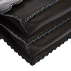 Pre Owned Fendi Brown Leather Small Kan I Shoulder Bag