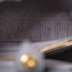 Pre Owned Fendi Grey Two Tone Leather Mini 2Jours Tote