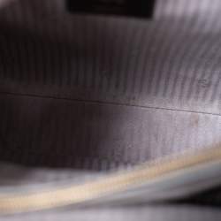 Pre Owned Fendi Grey Two Tone Leather Mini 2Jours Tote