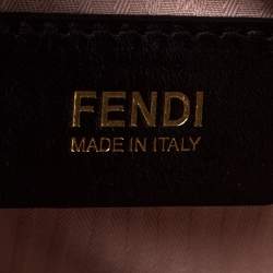 Pre Owned Fendi Light Pink Leather Medium 2Jours Tote