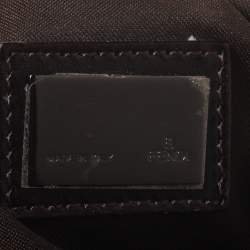 Pre Owned Fendi Tobacco Zucca Canvas and Leather Oyster Hobo