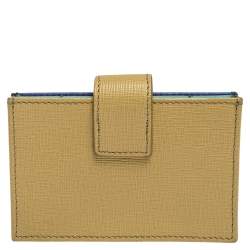 Pre Owned Fendi Multicolor Leather Elite Accordion Card Case