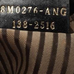 Pre Owned Fendi Black Leather Fendista Pochette Crossbody Bag