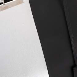 Pre Owned Fendi Black/Silver Leather Large 3Jours Tote