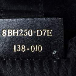 Pre Owned Fendi Black Leather Medium 2jours Tote