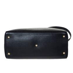 Pre Owned Fendi Black Leather Medium 2jours Tote