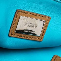 Pre Owned Fendi Tan Leather Medium 2jours Tote