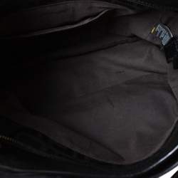 Pre Owned Fendi Black Zucca Canvas Chef Shopper Tote