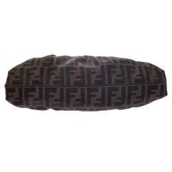 Pre Owned Fendi Tobacco Zucca Canvas Small Chef Shoulder Bag