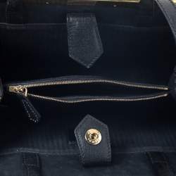 Pre Owned Fendi Black Leather Mini 2Jours Tote