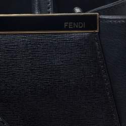 Pre Owned Fendi Black Leather Mini 2Jours Tote