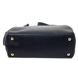 Pre Owned Fendi Black Leather Mini 2Jours Tote