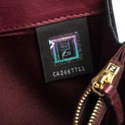 Pre Owned Fendi Black Leather Peekaboo Continental Wallet