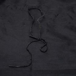 Pre Owned Fendi Black Zucchino Canvas and Leather Pocket Chef Hobo