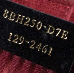 Pre Owned Fendi Red Leather Medium 2Jours Tote