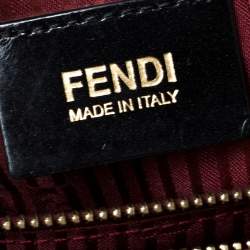 Pre Owned Fendi Red Leather Medium 2Jours Tote