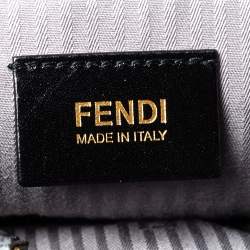 Pre Owned Fendi Grey Saffiano Leather Small 2Jours Tote