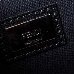 Pre Owned Fendi Multicolor Leather and Python Mini Demi Jour Shoulder Bag