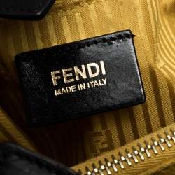 Pre Owned Fendi Multicolor Leather Medium Colorblock 2Jours Tote