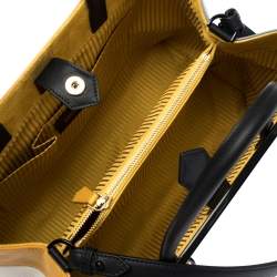 Pre Owned Fendi Multicolor Leather Medium Colorblock 2Jours Tote