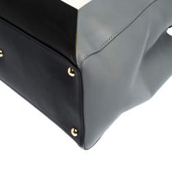 Pre Owned Fendi Multicolor Leather Medium Colorblock 2Jours Tote