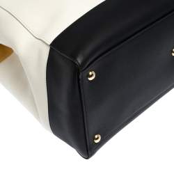 Pre Owned Fendi Multicolor Leather Medium Colorblock 2Jours Tote