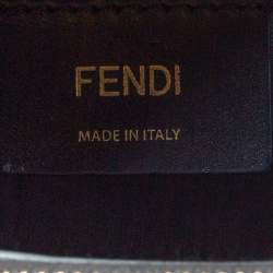 Pre Owned Fendi Grey Leather Medium 2Jours Tote