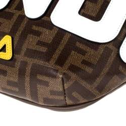 Fendi Brown Zucca Coated Canvas Spalmati Mania Belt Bag