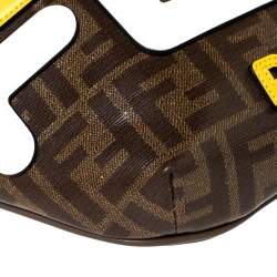 Fendi Brown Zucca Coated Canvas Spalmati Mania Belt Bag