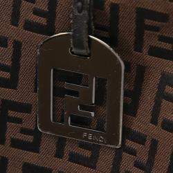 Pre Owned Fendi Zucca Canvas Tote Bag