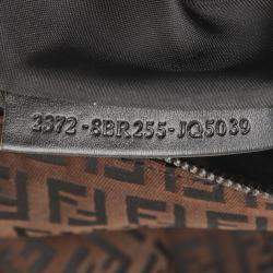 Pre Owned Fendi Zucca Canvas Tote Bag