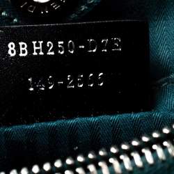 Pre Owned Fendi Dark Green Leather Medium 2Jours Tote