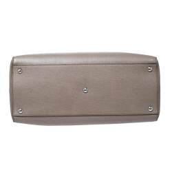 Pre Owned Fendi Beige Leather Medium 2jours Tote