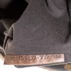 Pre Owned Fendi Tobacco Zucca Canvas and Leather Shoulder Bag