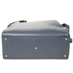 Pre Owned Fendi Grey Leather Medium 2Jours Tote
