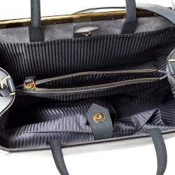 Pre Owned Fendi Grey Leather Medium 2Jours Tote